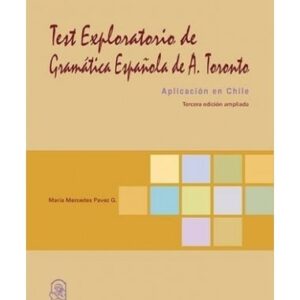 TEST Exploratorio de gramática Española. 3 Edición