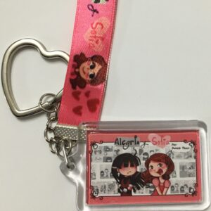 Llavero Alegría y Sofía 1