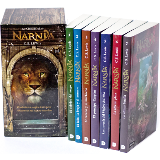Las Crónicas De Narnia Estuche Serie Completa 7 Tomos Libros Libélula