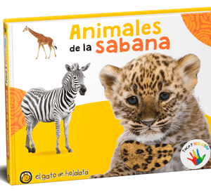 Animales de la sabana - Toco y descubro