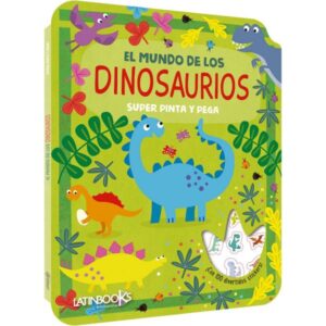 Super pinta y pega, El mundo de los Dinosaurios