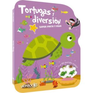 Super pinta y pega, Tortugas y diversión