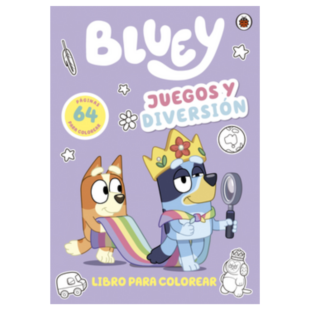 Bluey. Juegos y diversión. Libro para colorear