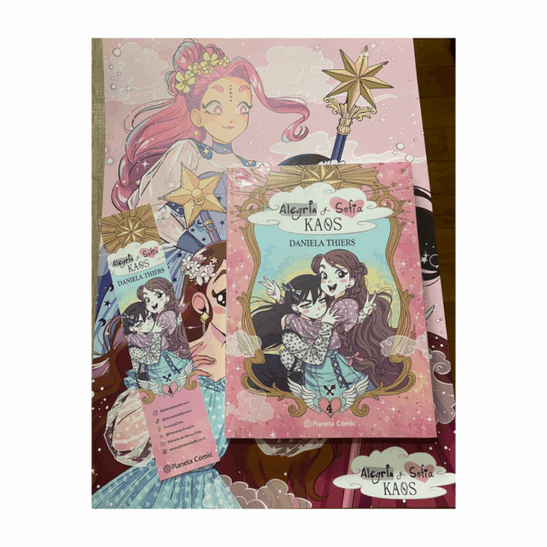 Alegría y Sofía Kaos 4 + poster y marca  pagina - Imagen 2