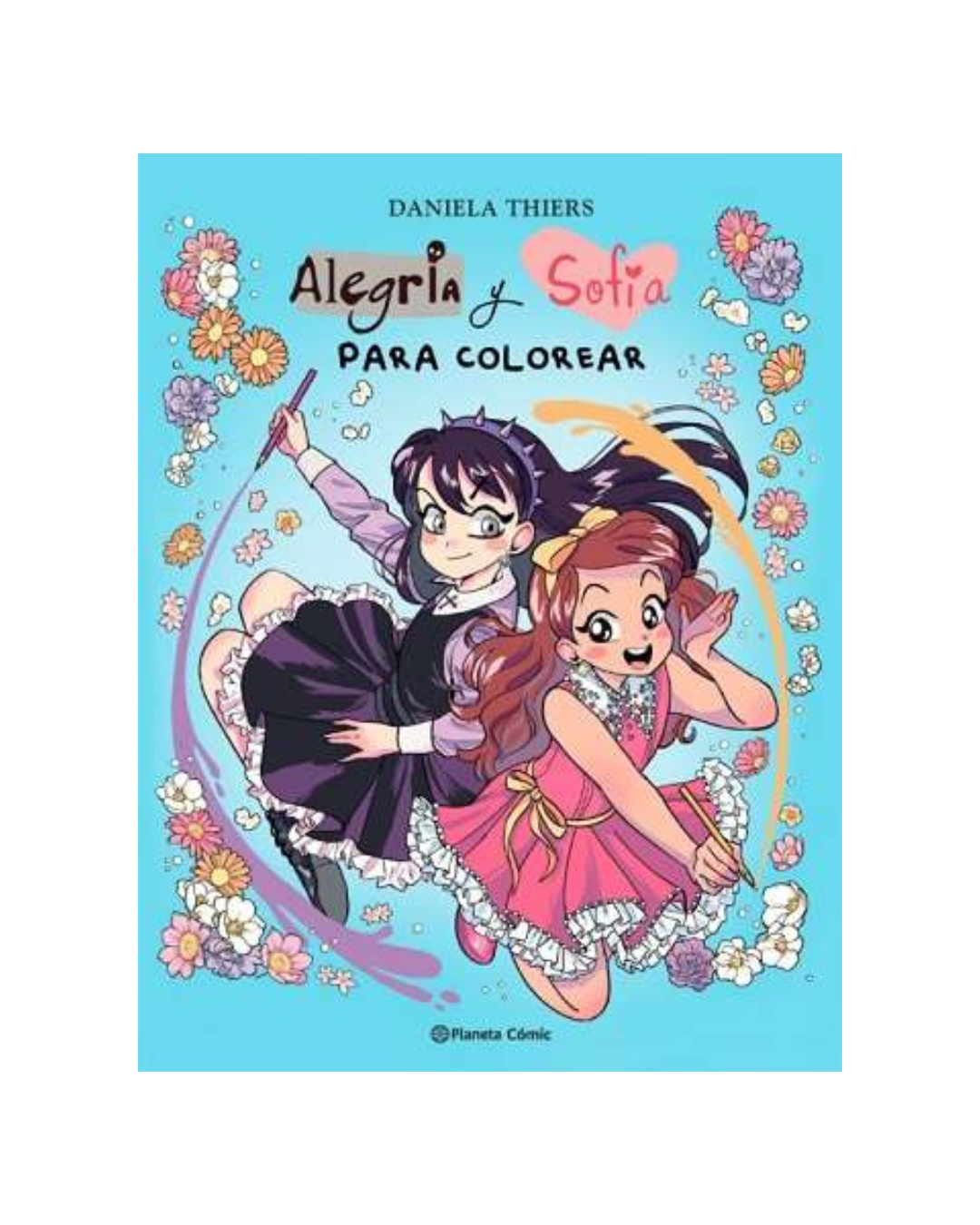 Alegría y Sofía para colorear