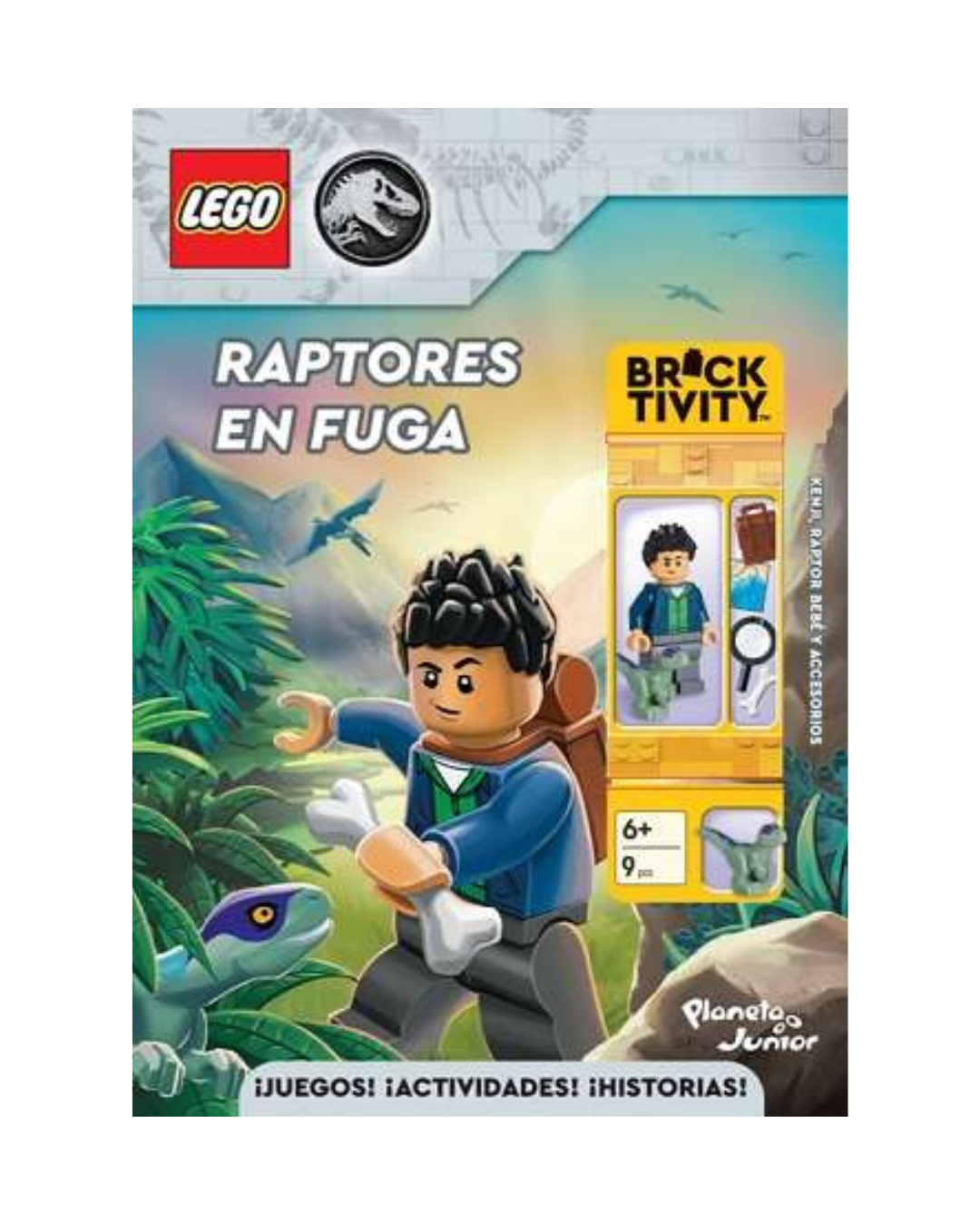 Raptores en fuga. Lego Jurassic World