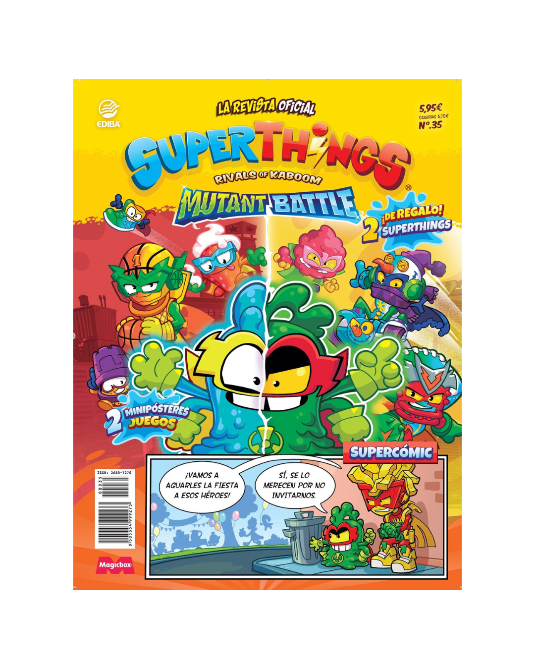 Superthings Nº 35 Serie Mutant Battle
