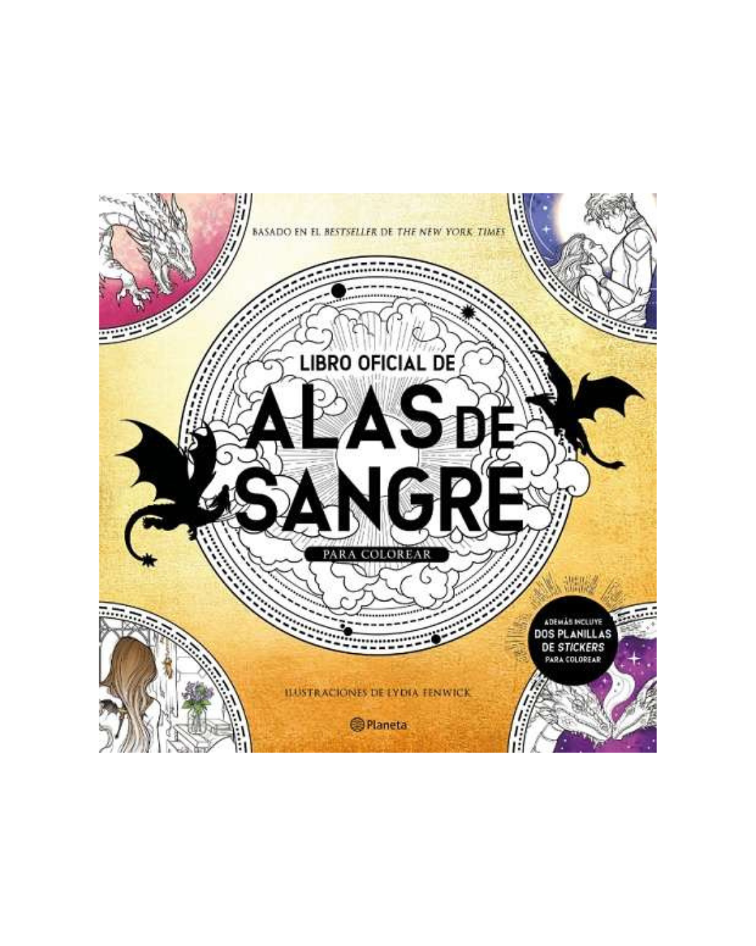 Libro oficial de Alas de sangre para colorear